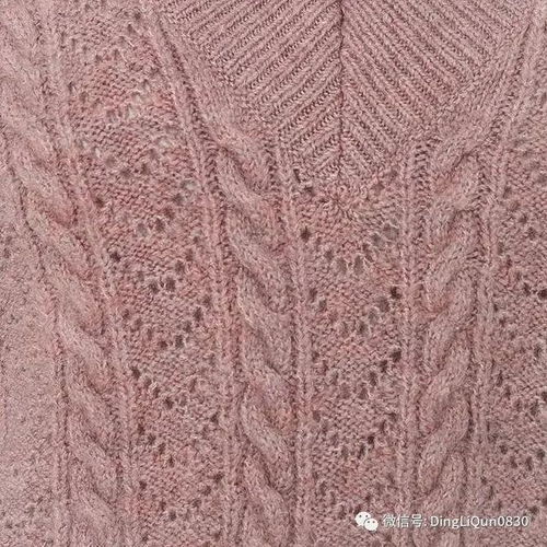针织作品 粉色调中时尚的春季针织品